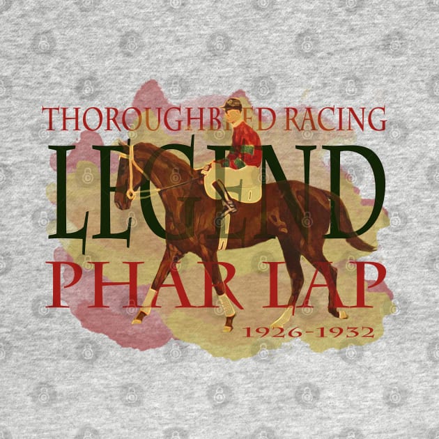 Pharlap - Thoroughbred Racing Ledgend by Ginny Luttrell